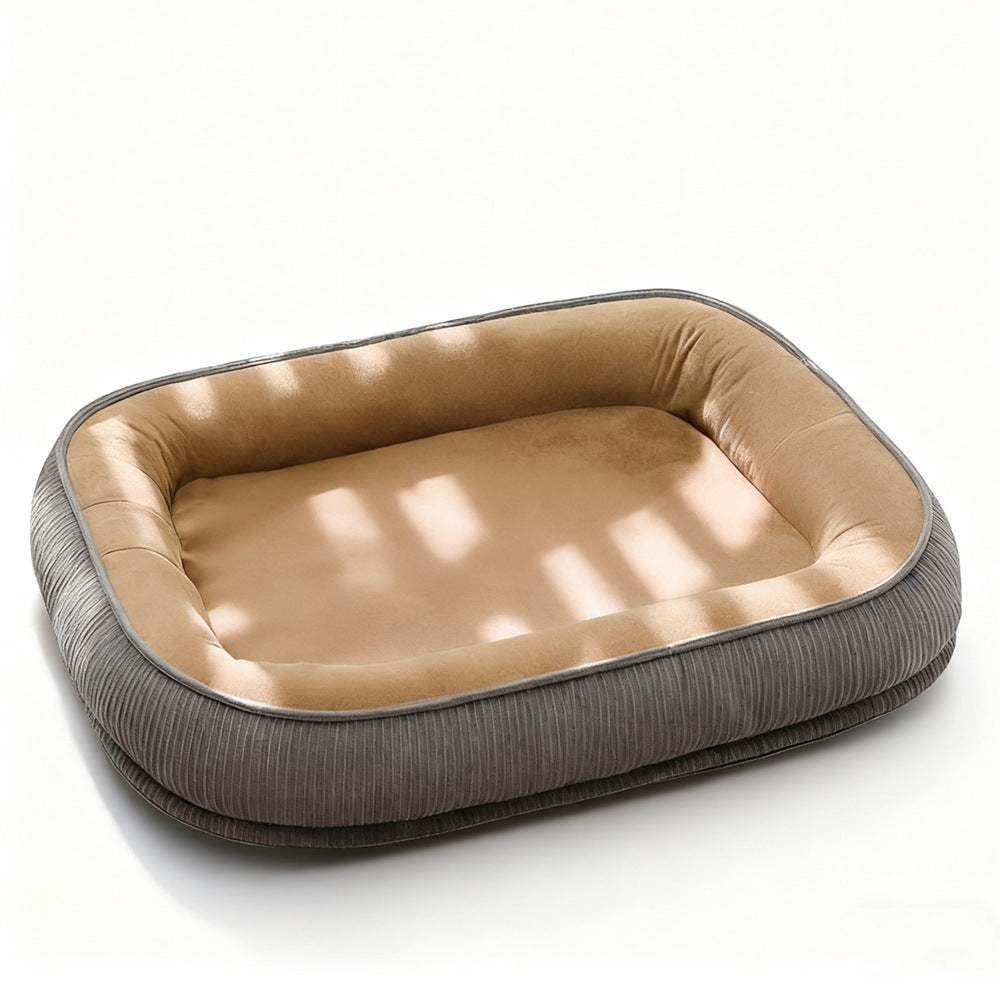 Hundebett Hundehaus - Warm und gemuetlich | Halbgeschlossen | 3 Farben | M-XXL | Maschinenwaschbar