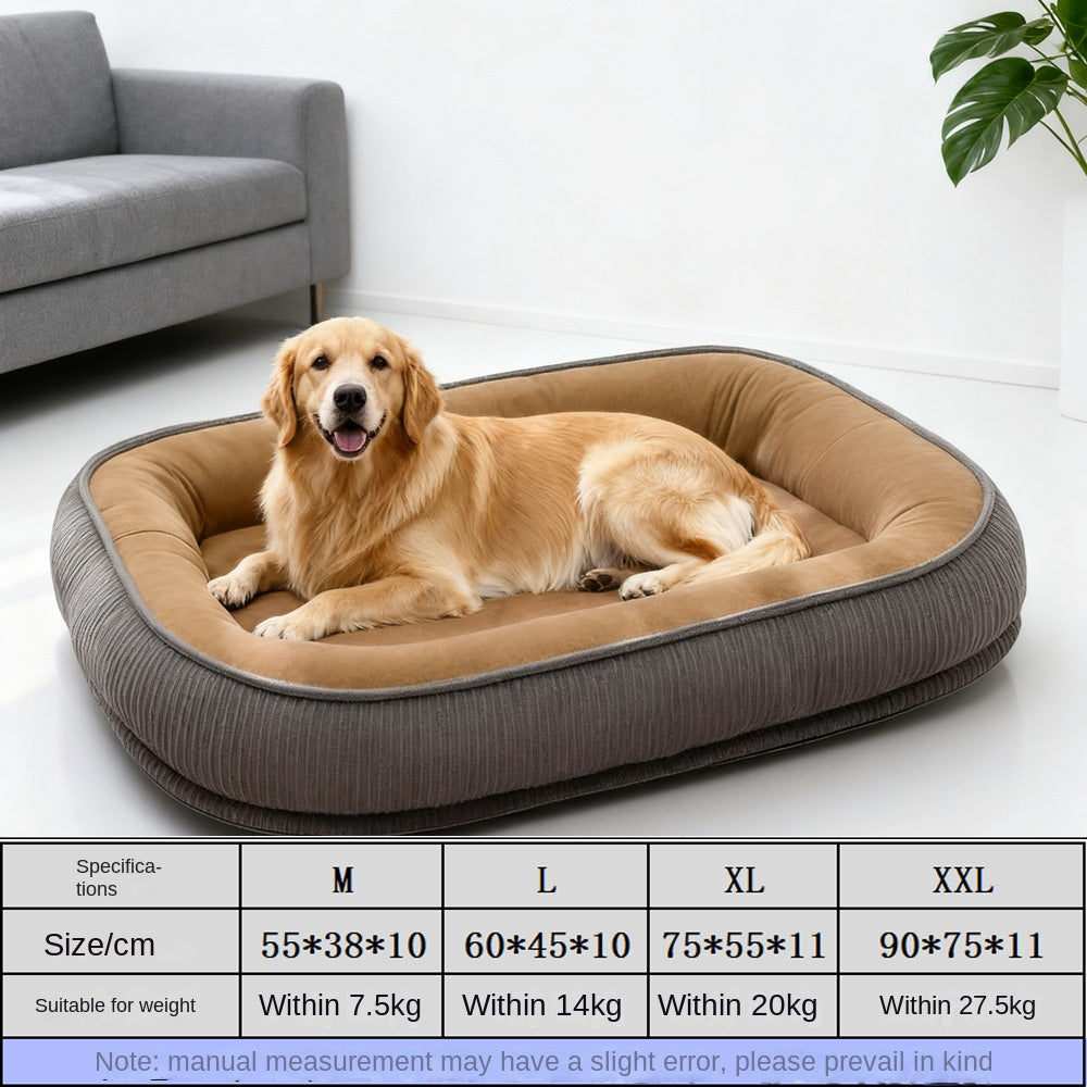 Hundebett Hundehaus - Warm und gemuetlich | Halbgeschlossen | 3 Farben | M-XXL | Maschinenwaschbar