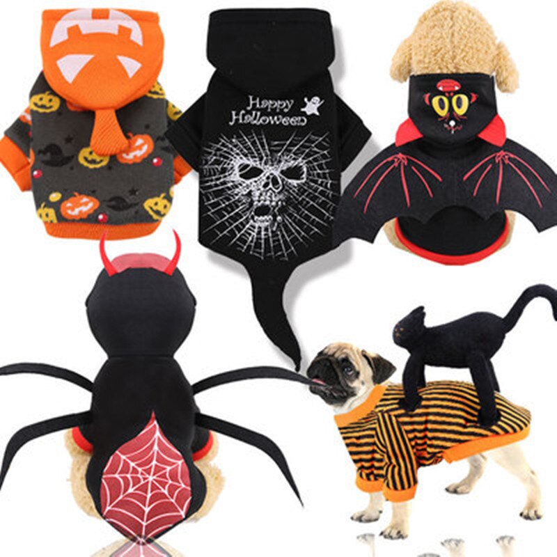 Halloween-Hundekostüm - Engel und Cartoon-Design | Baumwolle | 16 Farben | XS-XXL