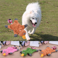 Hundespielzeug Plüsch-Ente mit Sound | Zahnpflege | 25 cm | 2 Farben