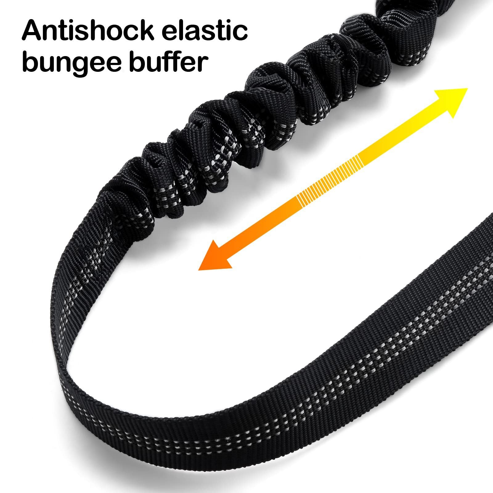 Nylon-Hundeleine & Auto-Sicherheitsgurt – Ausziehbar, 1,1 m, 9 Farben