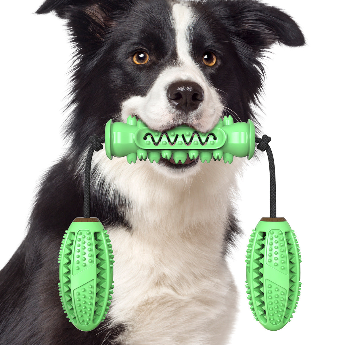 Saegezahn-Ball Kauspielzeug fuer Hunde - TPR | Bissfest | Zahnpflege | 3 Varianten