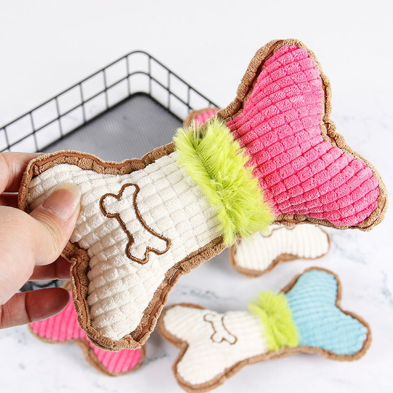 Plüsch Quietschspielzeug für Hunde – Kauen, Beißen & Spaß