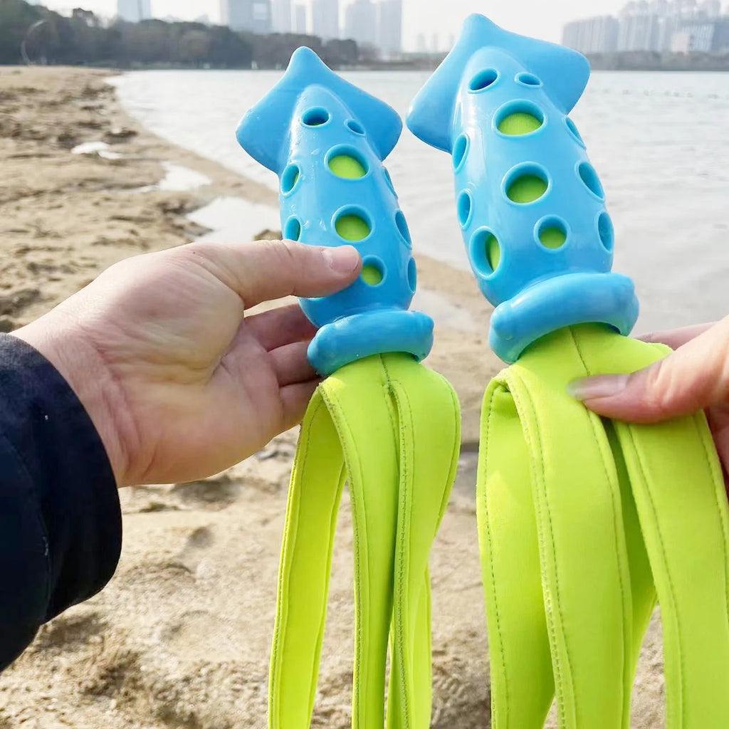 Tintenfisch Quietschspielzeug – Kauspielzeug & Zahnpflege für Hunde