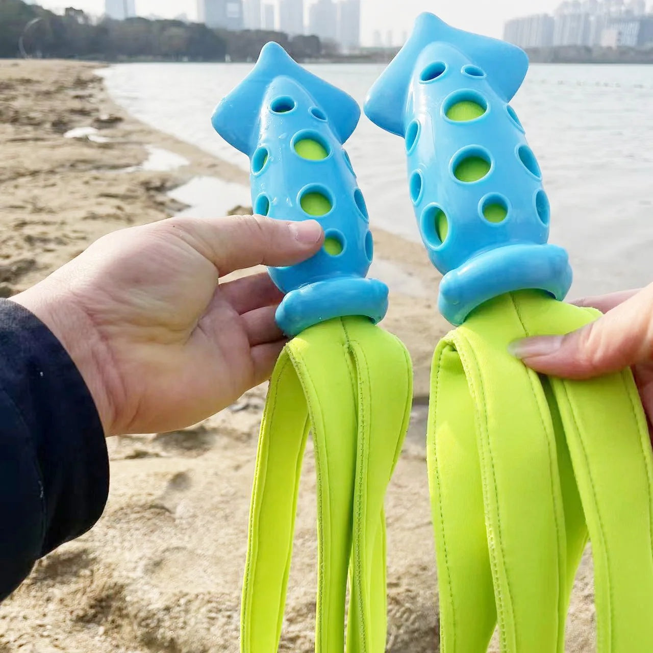 Tintenfisch Quietschspielzeug – Kauspielzeug & Zahnpflege für Hunde