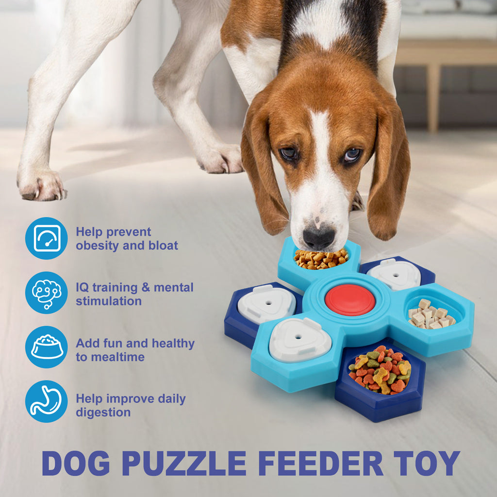 4-lagiger Puzzle-Napf für Hunde – interaktiv, zusammensteckbar & Anti-Schling