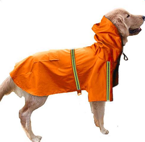 Hunde-Regenmantel wasserdicht & reflektierend – 5 Farben, S–5XL