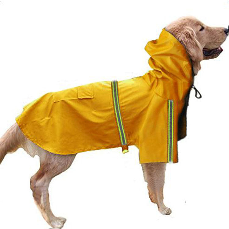 Hunde-Regenmantel wasserdicht & reflektierend – 5 Farben, S–5XL