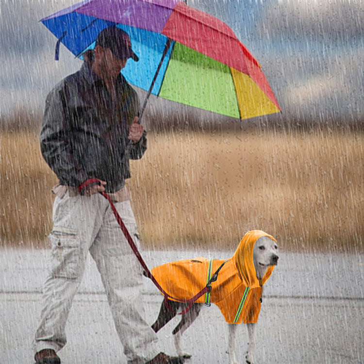 Hunde-Regenmantel wasserdicht & reflektierend – 5 Farben, S–5XL