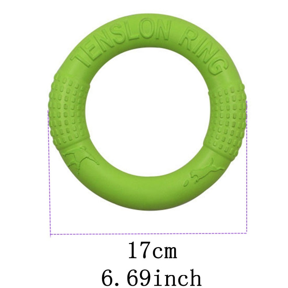 Hundefrisbee aus Gummi – Wurfscheibe für Outdoor-Training