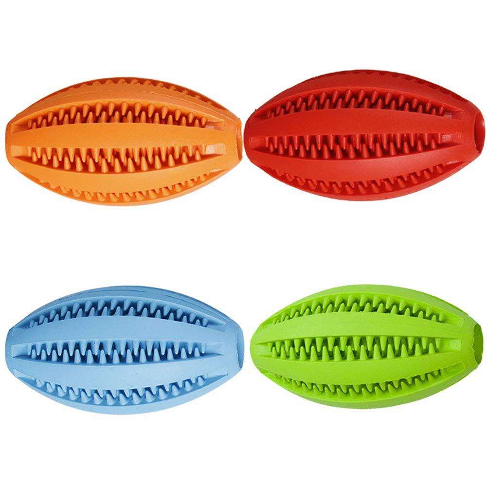 IQ-Leckerli-Ball fuer Hunde - TPR | Bissfest | Zahnpflege | 6 Farben | 2 Groessen