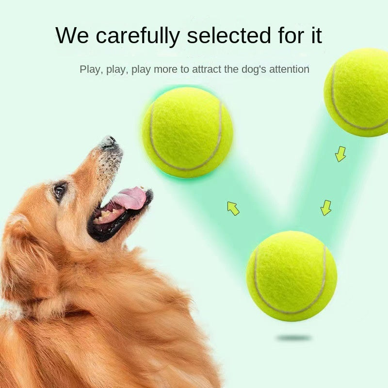 Gummi-Tennisball für Hunde – elastisch, bissfest, 6 cm