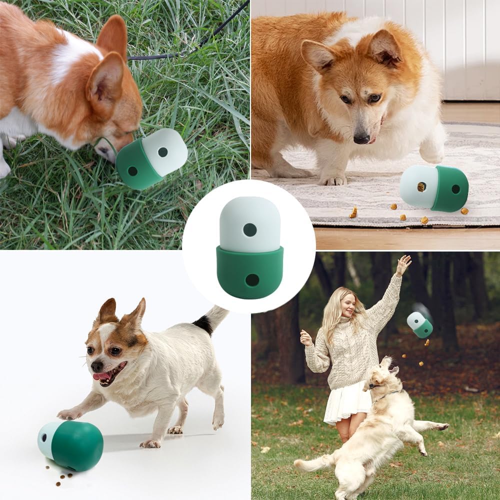 Rollender Leckerli-Ball für Hunde – Silikon, Slow Feeder & IQ-Training