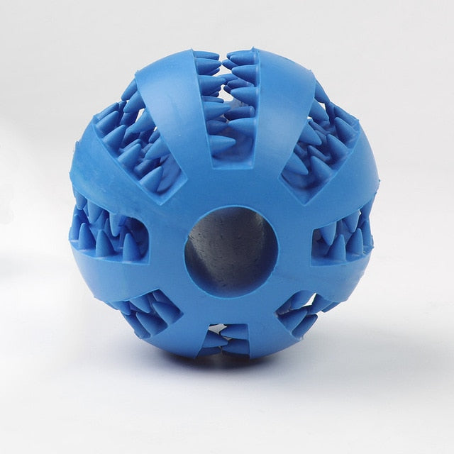 Hunde-Zahnpflegeball Naturkautschuk | Minzgeschmack | 6 Farben | 5–7 cm