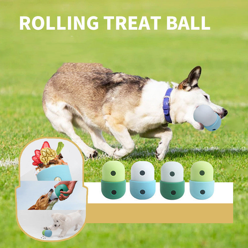 2-in-1 Silikon Futterball & Kauspielzeug für Hunde