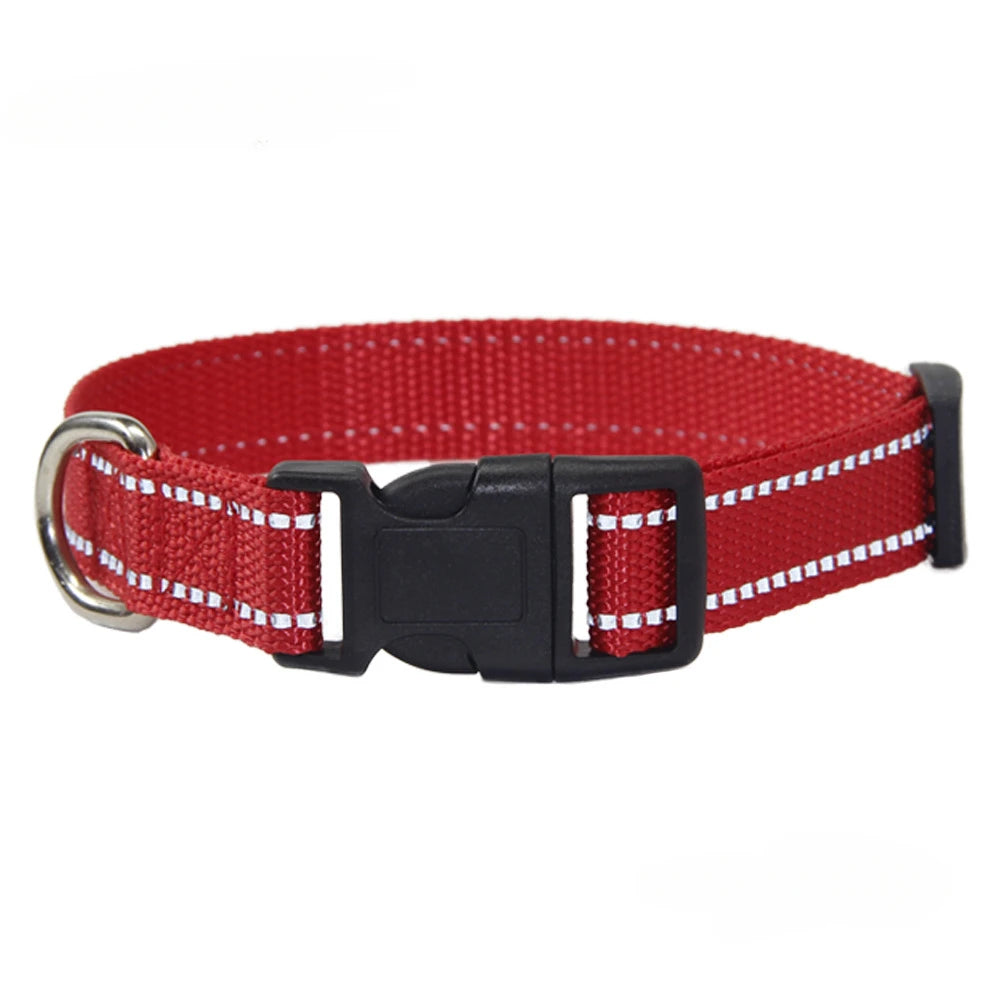 Nylon Hundehalsband & Leinenset – Verstellbar | 7 Farben & 4 Größen | XS–L
