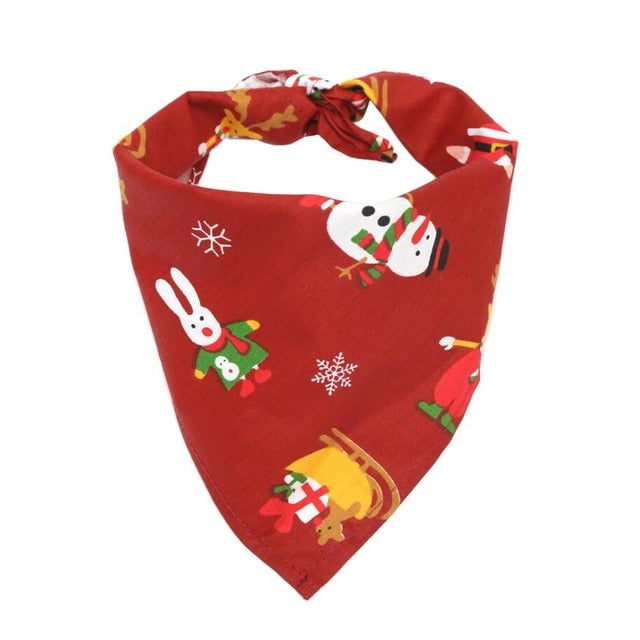 Hunde-Bandana 5er-Set – Weihnachten & Halloween, Polyester, Größe M