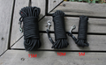 Schleppleine für Hunde – Nylon, schwarz, 5m / 10m / 15m