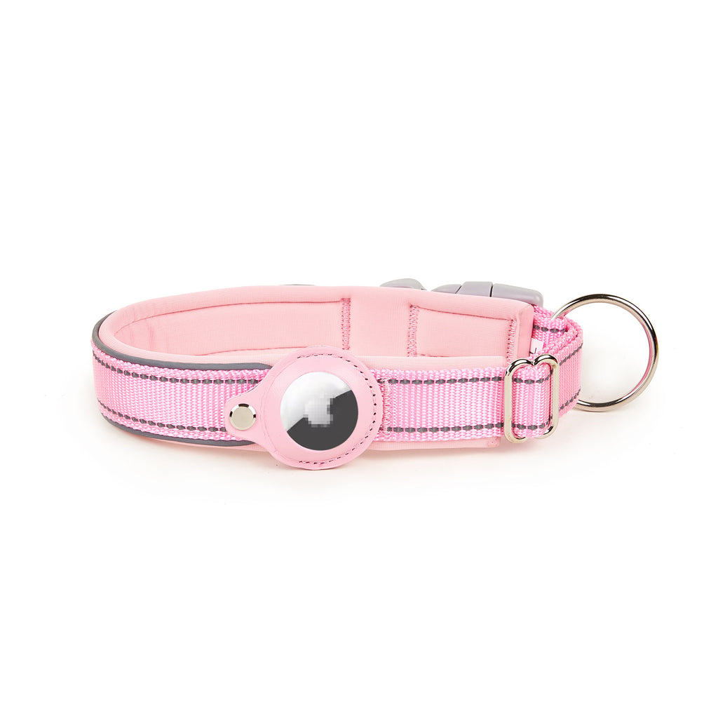 Hundehalsband mit AirTag-Halterung | Nylon | 6 Farben | S–XL
