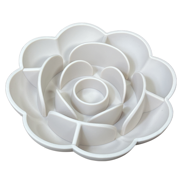 Lick-Napf Slow Feeder Blumen-Design – Portabel, 6 Farben