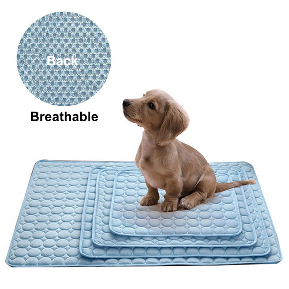 Kühlmatte für Hunde – Atmungsaktiv, waschbar | 3 Farben & 5 Größen | XS–XL