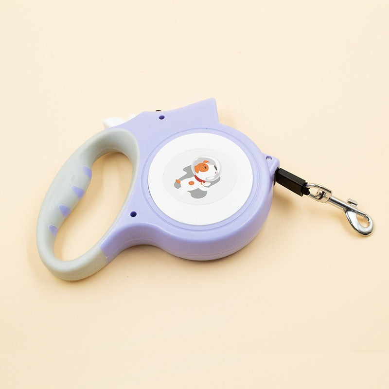 Einzieh-Hundeleine 5M mit LED-Licht | ABS | 6 Farben | Kleine & mittelgroße Hunde