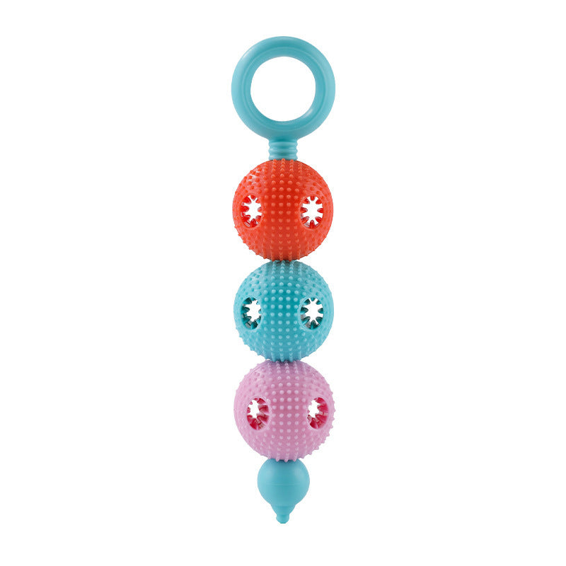 Hunde-Kaustab TPR Kürbis-Design | Zahnpflege & Massage | 3 Farbsets