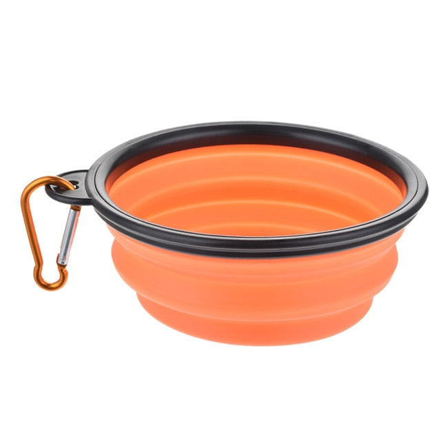 Portabler Silikon Faltnapf – 350ml, 24 Farben, für Wasser & Futter