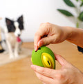 Avocado Kauspielzeug für Hunde – Gummi, bissfest & Snackball | Zahnpflege | 3 Farben