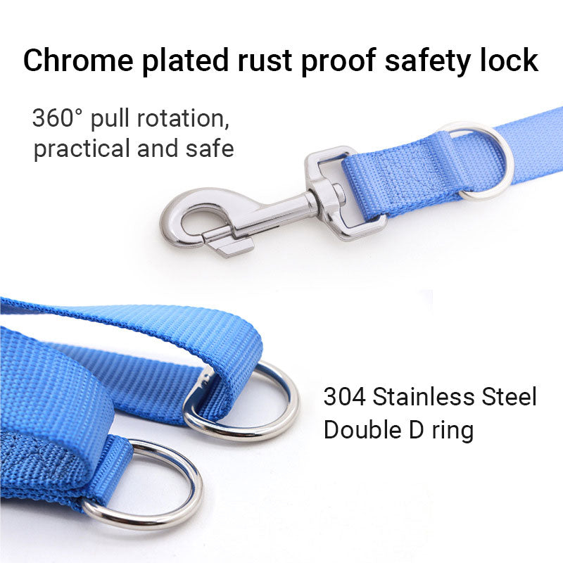 Hundeleine Nylon – Flachseil für kleine & große Hunde