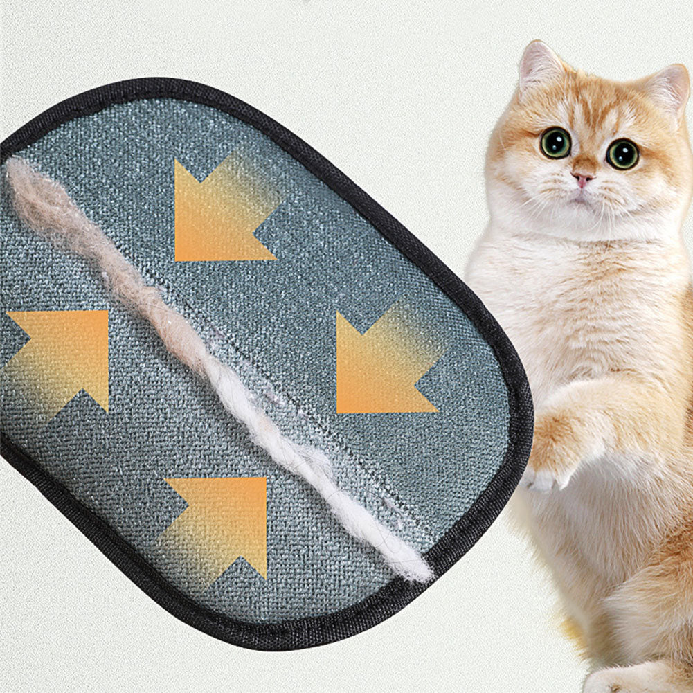 Fellentfernungs-Handschuhe für Hunde & Katzen – beidseitig, Massage & Pflege