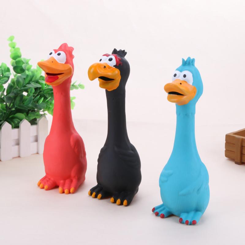 Quietschendes Latex-Huhn für Hunde – bissfest & lautstärk