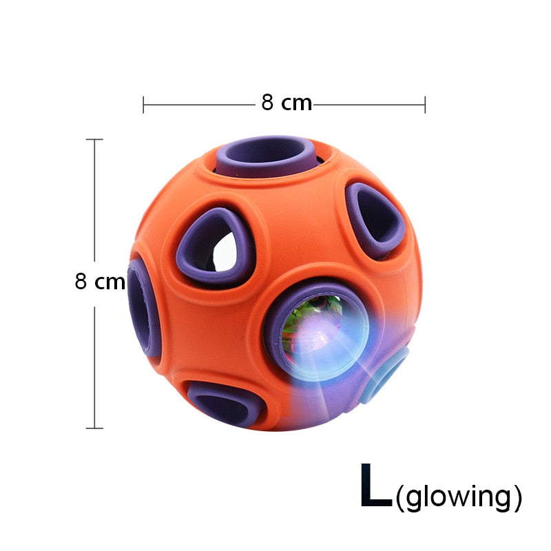 Interaktiver Gummiball für Hunde – Leckerli-Spielzeug in 3 Varianten & 2 Größen