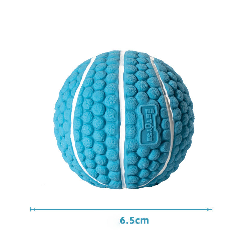 Latex-Basketball für Hunde – Apportieren, Zahnpflege & Stressabbau