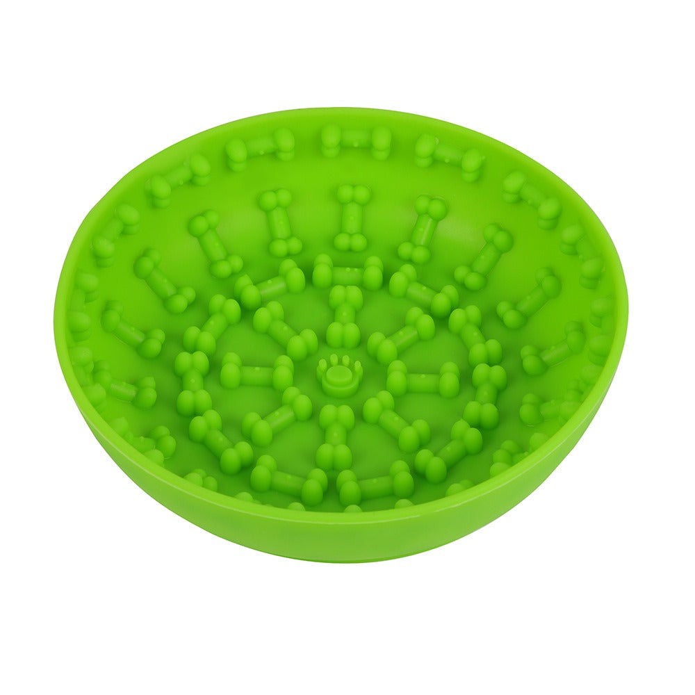 Silikon Slow Feeder Napf für Hunde – Anti-Schlingen, rutschfester Saugnapf, 4 Varianten