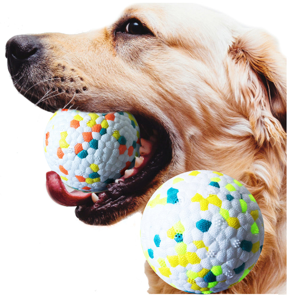 Bissfester Hundeball aus ETPU – Zahnpflege, Apport & interaktives Spielen