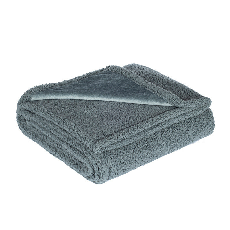 Wasserdichte Hundedecke aus Flanell & Baumwollvelvet – Schwarz, Coffee, Grau, XS–XL