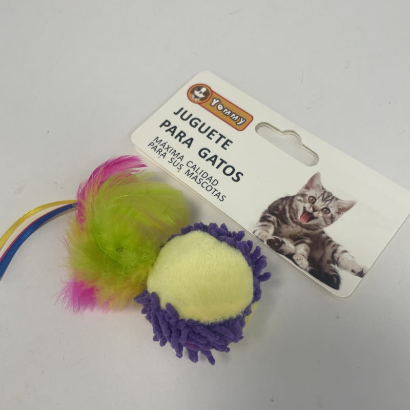 Bunte Seidenball-Spielzeuge für Hunde & Katzen – leicht, weich & farbenfroh