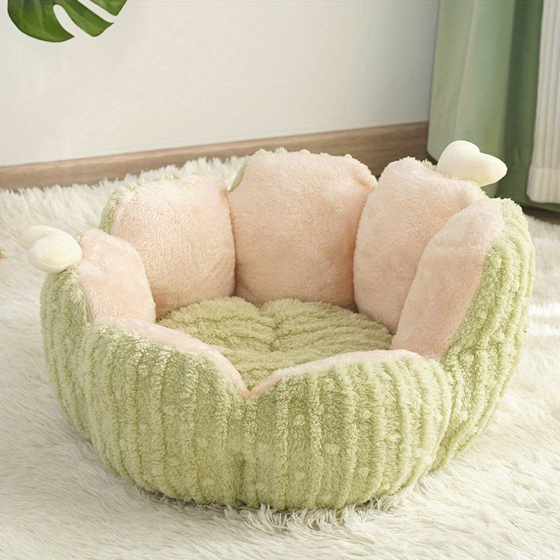 Kaktus-Kuschelbett für Hunde – Weich, Warm & Ganzjährig