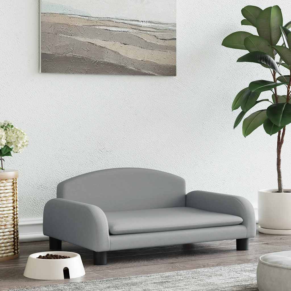 Hundesofa mit Holzrahmen – 70x45x30 cm, Schaumstoff & bis 50 kg belastbar