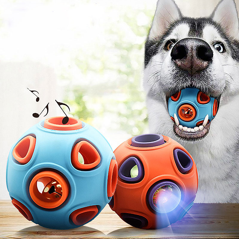 Interaktiver Gummiball für Hunde – Leckerli-Spielzeug in 3 Varianten & 2 Größen