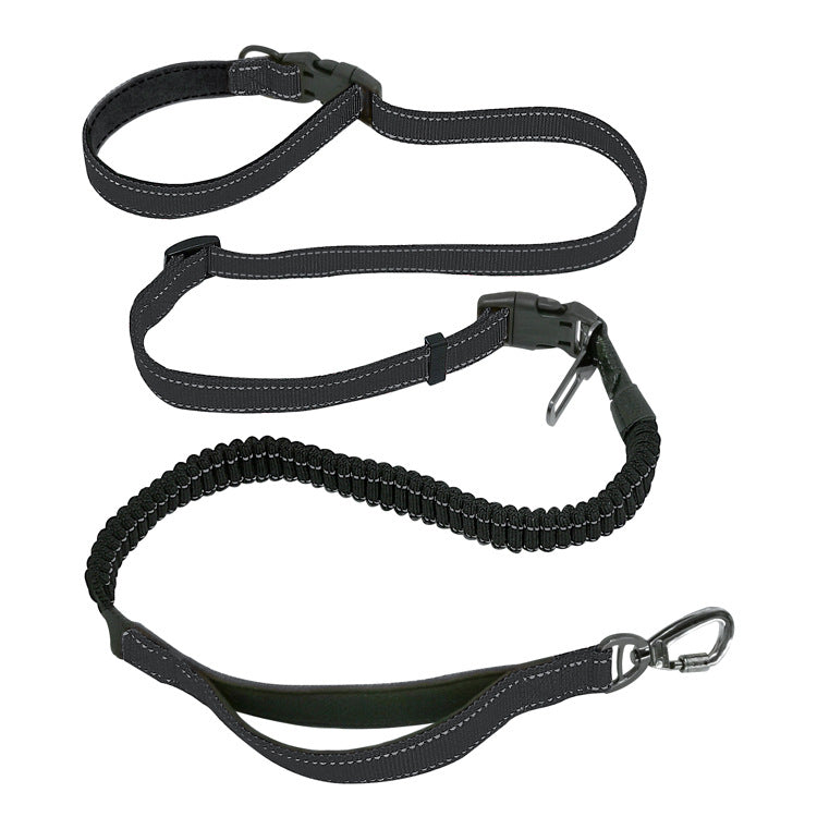 6-in-1 Multifunktionale Hundeleine – Nylon, reflektierend, Hands-Free, 4 Farben