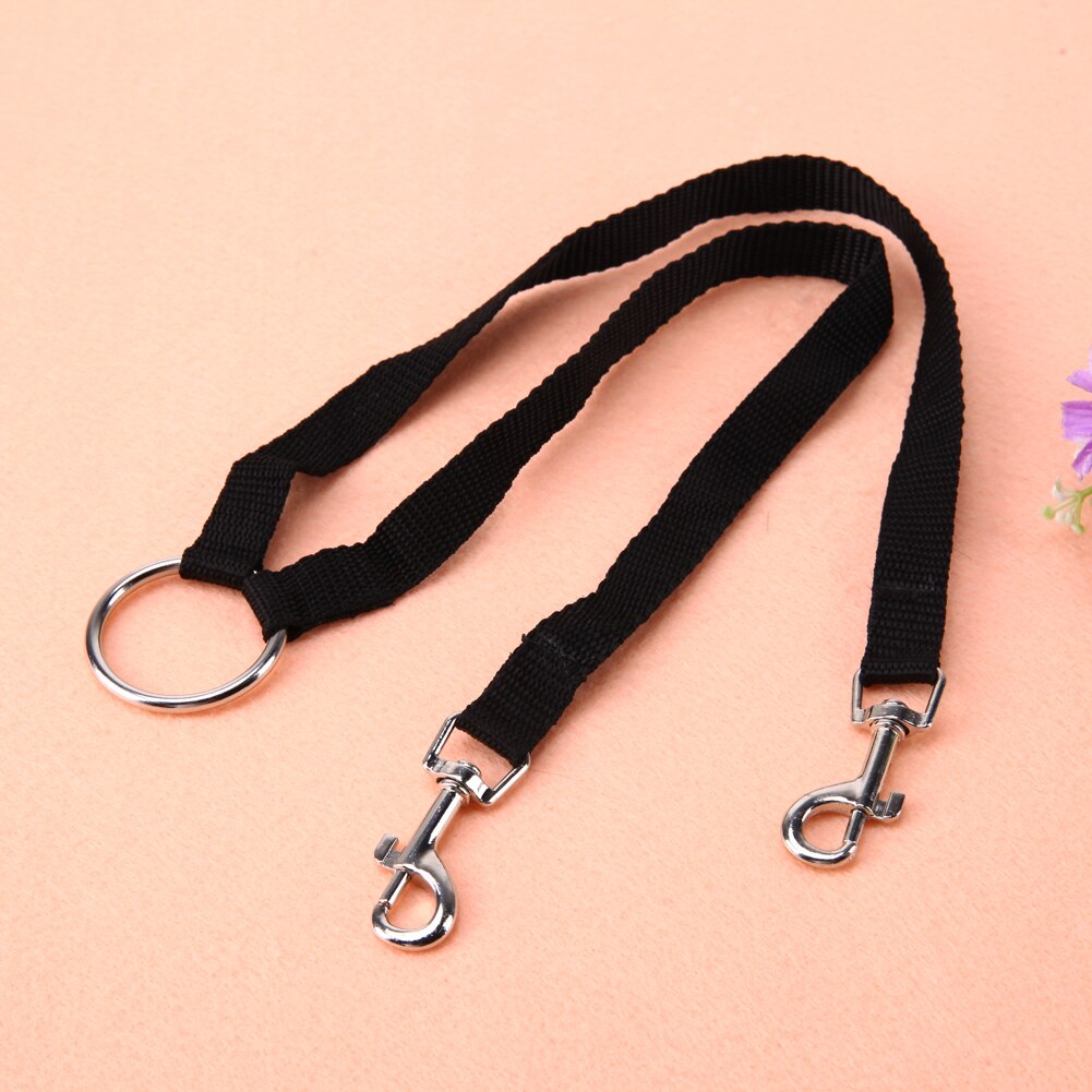 Nylon-Doppelleine für zwei Hunde – 100 cm, verhedderungsfrei