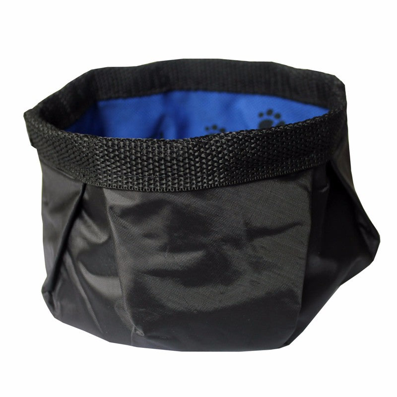 Faltbarer Reisenapf für Hunde & Katzen – Canvas, 3 Farben, ø15 cm