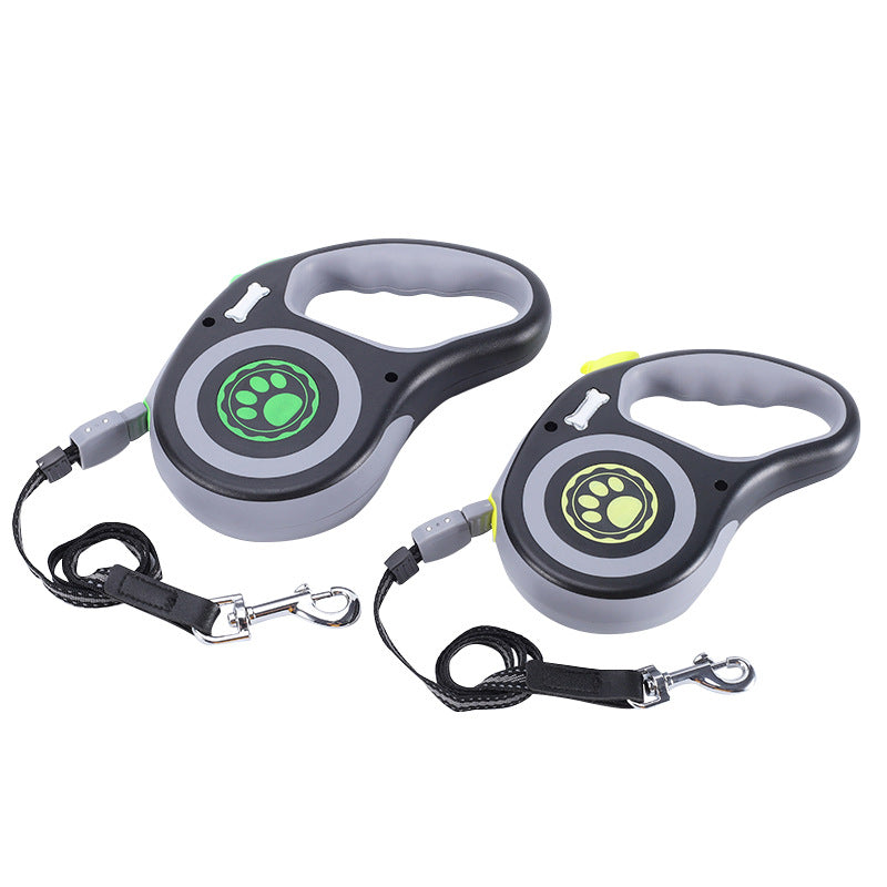 Einziehbare Nylon-Hundeleine für kleine & mittlere Hunde – ABS-Gehäuse, S & L, 3 Farben