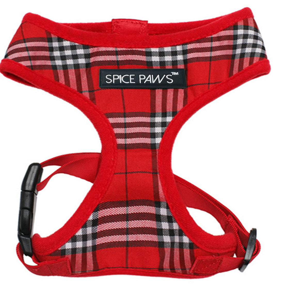 Hundegeschirr Weste Karo-Design – Verstellbar, Polyester, XS–XL