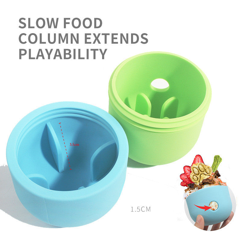 2-in-1 Silikon Futterball & Kauspielzeug für Hunde