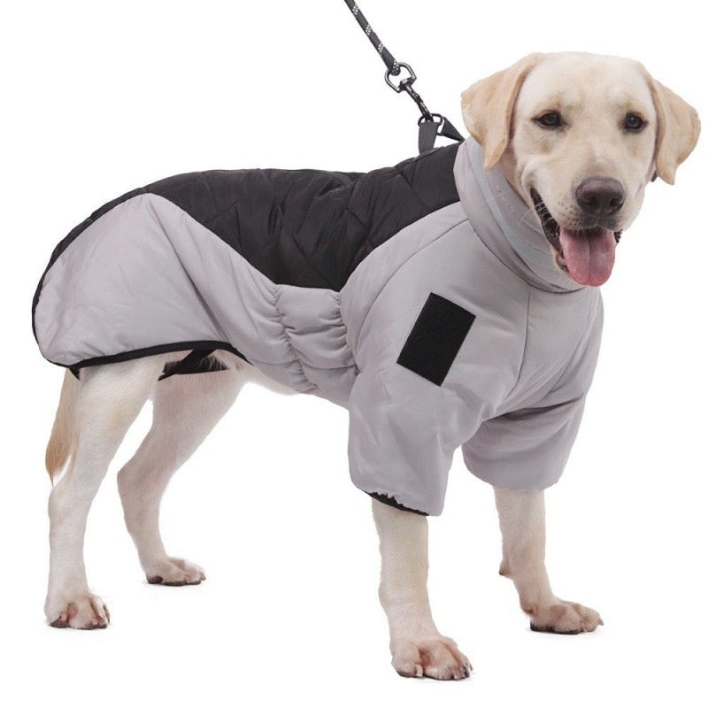 Warmer Wintermantel für Hunde – wasserabweisend, gefüttert, XL bis 6XL