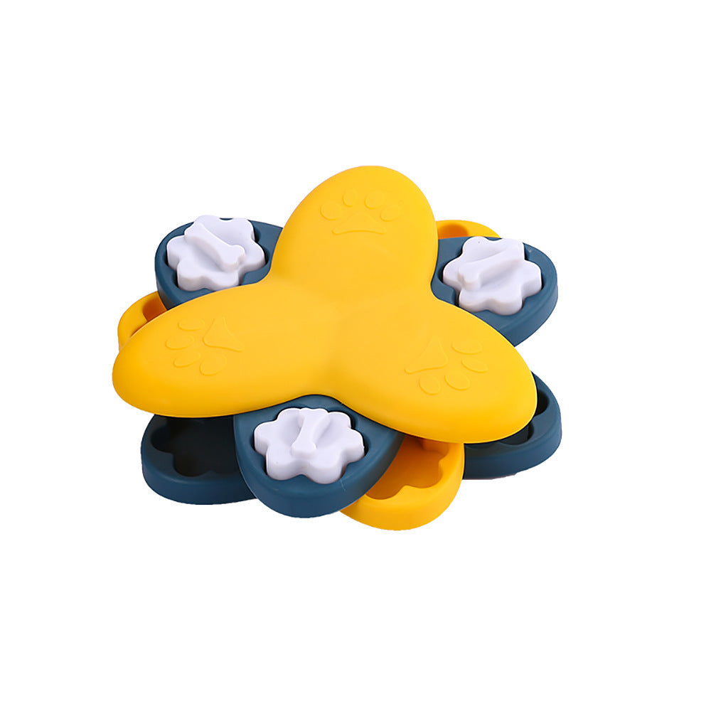 Drehbarer Puzzle-Futterspender für Hunde – 9 Fächer & IQ-Training