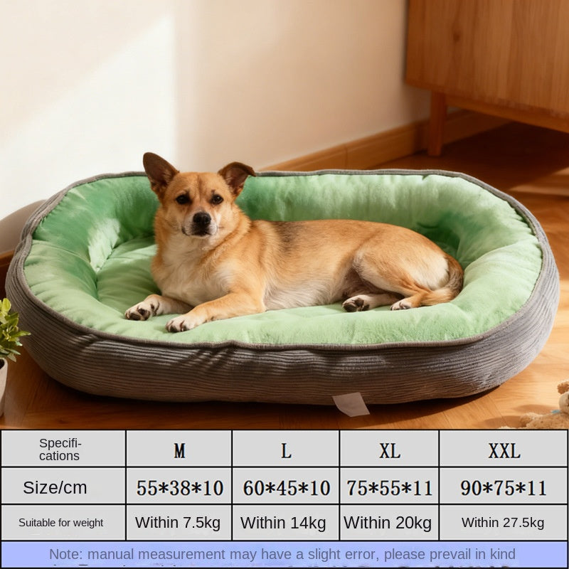 Hundebett Hundehaus - Warm und gemuetlich | Halbgeschlossen | 3 Farben | M-XXL | Maschinenwaschbar